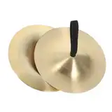 TOYANDONA 1Paar Finger Becken für Percussion Instrumente aus Robustem Kupfer für Musikunterricht Tanz und Bildung Hochwertige Zimbeln für Kindergärten