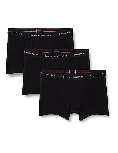 Tommy Hilfiger 3P Wb Trunk Trunk Herren, Schwarz (Black/Black/Black), M