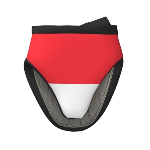 Mini-Silikon-Ofenhandschuhe, Topflappen-Set, Motiv: indonesische Flagge, hitzebeständig, ideal zum Backen, Kochen und Campen, 1 Stück