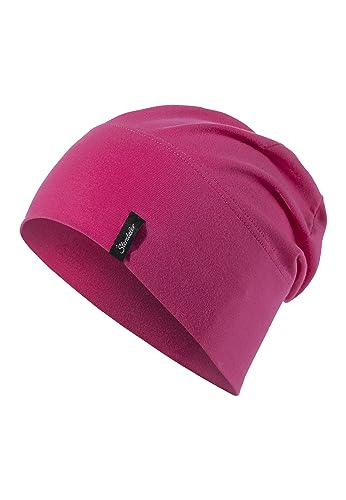 Sterntaler Mädchen Slouch-beanie M tze, Magenta, 55 EU