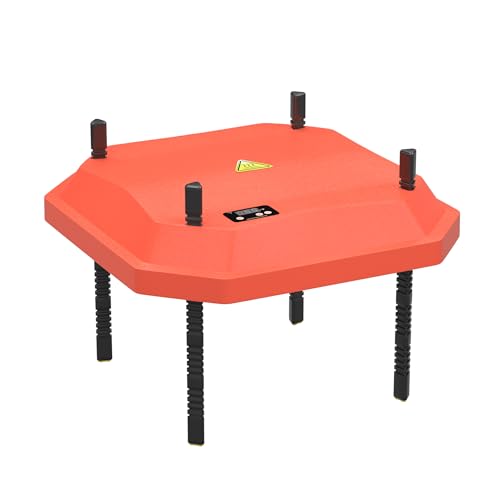 Fudajo 25x25cm Küken-Wärmeplatte mit Temperaturregler 30W Heizplatte für 15-20 Küken für Kunstbrut