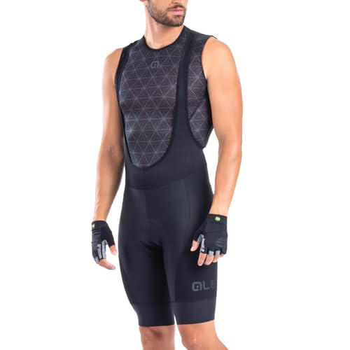 ALE' Herren Off-Road Gravel Cargo Stones Trägerhose, Schwarz, M