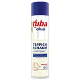 Tuba Teppichschaum Rasant, Teppich- und Polsterschaum, Reinigungsmittel: stark gegen Schmutz, schlechten Geruch, Staub, Fleckenentferner, 3er Pack (3 x 600 ml)