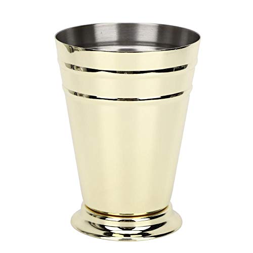 MAGT Cocktail Tasse, 400ML Hochwertige Edelstahl Cocktail Becher für Mojito Mint Julep Mixgetränke Getränke Home Bar Trinken(Gold)