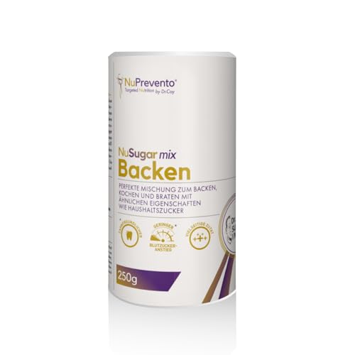 NuPrevento SüßeMix Backen - Backmix - Zuckermischung - Zuckerersatz - 250g Dose