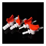 HFRSE 1 PCS -Kugelventil 4 6 8 10 12 16 25 Mm Schlauch Barb Plastikschalter Regulierung Ventil, Aquarium Garden Mikrobewässerungsstecker(8-8mm)