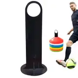 Fußballtrainings-Halter, Mehrzweck-Hütchen für Fußballscheiben, Leichter Fußballkegel, Fußball-Trainingsausrüstung für Gelände, Fußballfelder