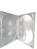 Dragon-Trading Amaray transparente DVD-Hülle für 6 CDs / DVDs / Blu-Ray-Discs. Schlanke 14-mm-Hülle mit Außenhülle für Kunstwerk-Inlay.
