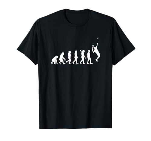 Tennis Spieler Tennisschläger Tennis Evolution T-Shirt