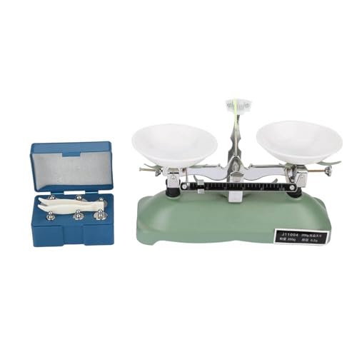 Mechanische Tablettwaage, 200 G, Präzisionslabor, Mechanisches Waagen-Set, Labor-Tablettwaage mit Gewichten und Pinzette, Chemisch
