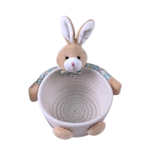 DimyFew Kaninchen Aufbewahrungskorb, Partyorganisator, Kleiner Korb für Wohnzimmer Oder Kindergarten, 11cmx7.5cmx7cm