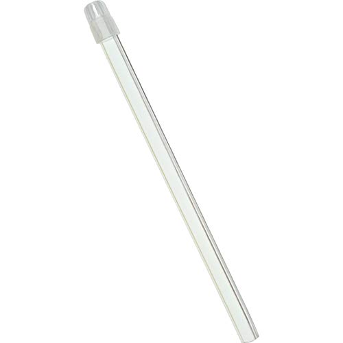 Wellsamed wellsaliva Speichelsauger, Einmal Dentalsauger, Einweg Dental Absauger, Sauger mit abnehmbarer Kappe, Länge 12,5 cm, transparent