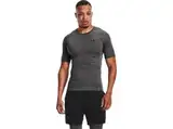 Under Armour HeatGear Armour Mens Short Sleeve XLT Carbon Heather-Black