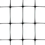 Tenax Cintoflex D 1,50x100 m Schwarz, Kunststoffzaun, Zaunnetz, Zäune für Haustiere und Garten, landwirtschaftliche Zäune