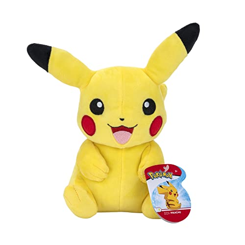 Pokemon Kuscheltier Pikachu 20 cm – Pokemon Plüschtier – Neue 2022 – Pokemon Plush - Offiziell Lizenziertes Pokemon Spielzeug