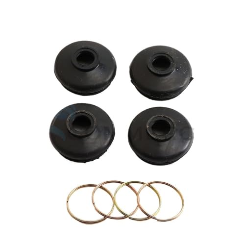 CEESuEB Staubschutzkappen for Spurstangenköpfe, 4 Stück, Gummimanschetten, kompatibel mit ATV, Go-Kart, Quad, Lenkkugelgelenk, universelle Passform(M 10)