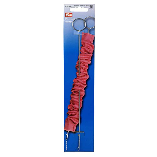Prym 611346 Wendenadel ST silberfarbig Hakenschleifen Turner, Metal, Silber, Eine Grösse