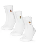 Occulto Damen & Herren Motiv Tennissocken 3er Pack (Modell: Robin), Statement Tennis Socken Sprizz 39-42