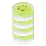 Warmhm 4 Stück Plattenstabilisator Für Audio-Plattenspieler Vinyl-Player Plattenspieler Für Schallplatten Nivellierung Ausgewogener Scheibenstabilisator Gewicht Der Schallplatte Abs Grün