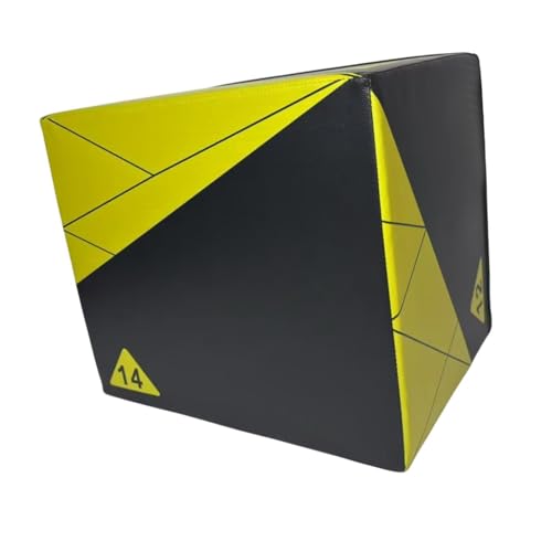 Ronyme 3 in 1 plyometrische Sprungbox, Stiefkasten 12in 14in 16in, Hochleistungs -Sprungplattform für Training, MMA, Conditioning Fitnesstraining