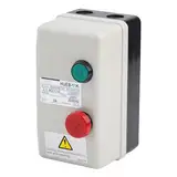 Besttoolifes 1 x 3-Phasen-380 V elektromagnetischer Motor-Starterschalter, wasserdicht, für Kompressor, dreiphasiger Motorschalter, Magnetschalter, 380 V (4–6 A)