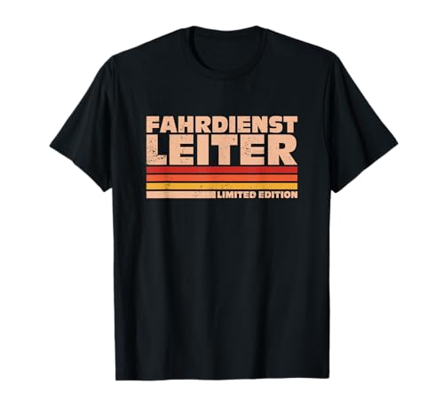 Eisenbahner Zugverkehr Retro Flagge Fahrdienstleiter T-Shirt