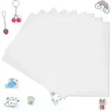 CALLYSONIC Schrumpffolie, Schrumpffolie Set, Schrumpffolien Set, Schlüsselanhänger, Schrumpffolie Weihnachten, Shrink Plastic, Schrumpffolie Bedruckbar, A4, 0.15mm, DIY