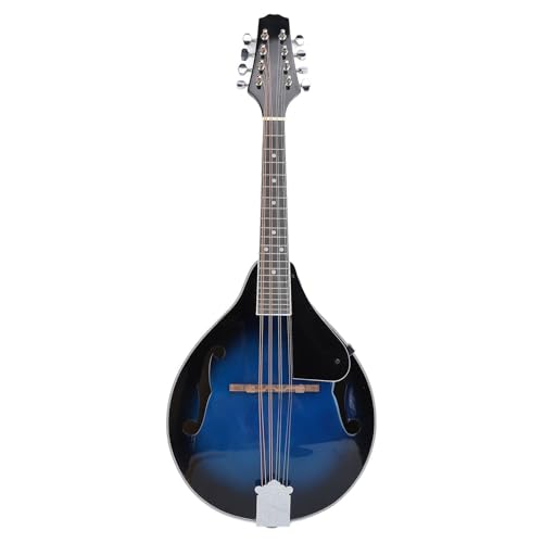 Mandolinen-Instrument Im A-Stil, 8-saitige Holzmandolinen mit Stimmgerät, Akustisches Mandolinen-Musikinstrument für Anfänger für Erwachsene, für Anfänger, Erwachsene,