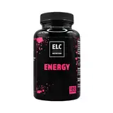 ELC Nutrition Energy 180 Kapseln, Pro Portion 2000mg Guarana, Keine künstlichen Aromen, Frei von Konservierungsstoffen, Ausreichend für 45 Tage