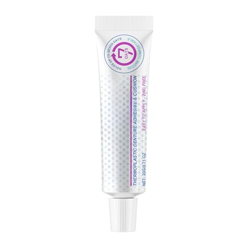 Prothesenkleber - 20g Thermoplastische Zahnersatzlösung | Falsche Zähne adhesiiv mit starkem Griff | Denturre Adhesiive Fixative Ideal für den täglichen Gebrauch und den sicheren Halten