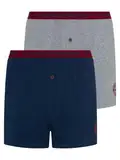 FC Bayern München Boxershorts | Boxerpants 2er-Set | Herren | Mehrfarbig