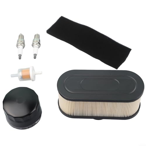 Wartungskit Für Kawasaki Motoren FR541V FR651V FR691V FR730V FS481V FS600V FS651V FS691V FS730V, Mit Luftfilter, Vorfilter, Ölfilter, Kraftstofffilter, Zündkerze