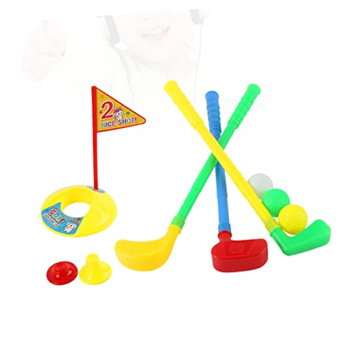 Toddmomy Golfspielzeug Aus Kunststoff Golfschläger Für Kinder Golfspiel-spielzeug Baby-golfschläger Golfspielzeug Für Kinder Passt Spielzeug Lustiger Golfanzug Spielzeugball Kleinkind Sport