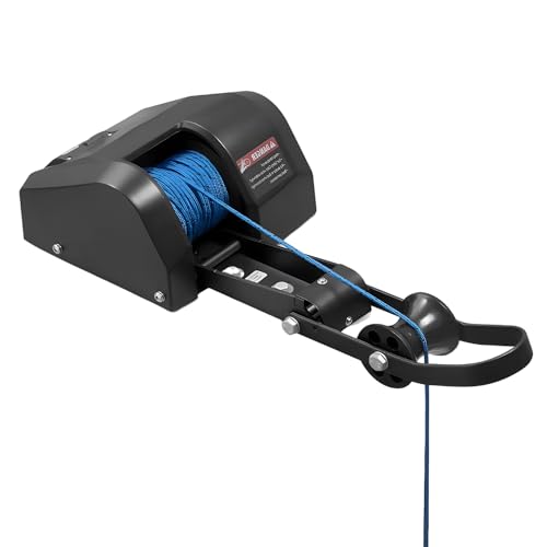 TAZZOR Elektrische Ankerwinde 12V für Boot mit Drahtloser Fernbedienung Elektrische Seilwinde mit Ankerseil 31m für Anker bis 35LBS, Mini Bootswinde für Yachten Fischerboote Segelboot