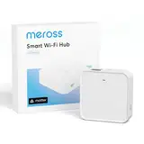 Meross Smart Matter Hub 110dB Domotica MSH450 (2,4GHz WiFi und physischer Netzwerkanschluss), Smart Bridge für Alarmsystem, Unterstützt 32 Meross-Geräte, Kompatibel mit Apple Home, Alexa, Google Home