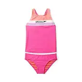 Speedo Mädchen Badeanzug Zweiteiliger dicken Trägern Tankini Set, Rose Violet, 16