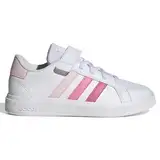 adidas Grand Court Elastic Lace and Top Strap Shoes Tennisschuhe, Clear pink/Bliss pink/pink Fusion, 38 2/3 EU