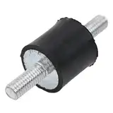 Schwingungsdämpfer Gummipuffer Set mit Metallelementen 4 Stück passend für M5, M6, M8 Gewinde (M5)