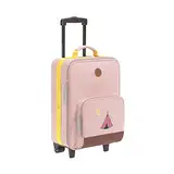 LÄSSIG Kinder Trolley Reisekoffer mit Packriemen und Rollen 18,3 Liter, 46 cm, 3 Jahre/Trolley Adventure Tipi