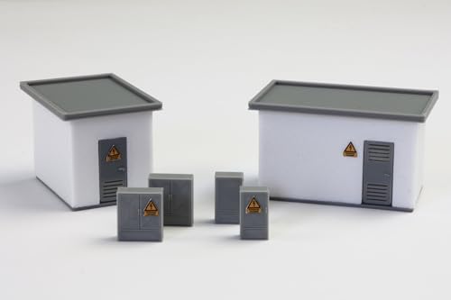 Overdrive-Racing H0 1:87 Trafohaus Tafostation - Set - Trafohäuschen Stromkästen Verteilerkästen