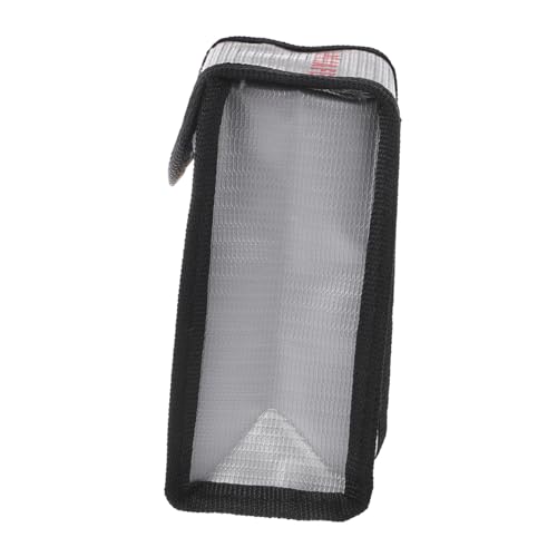 Cabilock Lithium-Batterietasche zum Schutz nachweisen klein tragbar Batterietaschen Schutz der Batterietasche Taschen für Lithium-Batterien Batteriefach PVC