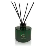 Reed Diffuser 150ml - Duftstäbchen - Raumdüfte für echte Wohlfühlmomente für Zuhause, Büro, SPA, Aromatherapie - Handgemachter Raumduft Diffuser mit Lavendel, Bergamotte & Vanille Duft (Relax)