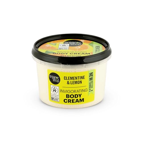 Organic Shop Belebende Körpercreme, Clementine und Zitrone, 250 ml