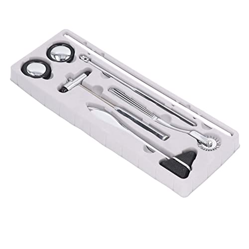 Neurologischer Reflexhammer 5-teiliges Neurologisches Hammer-Set aus Edelstahl, Multifunktionaler Tragbarer Reflexhammer für die Untersuchung Des Nervensystems