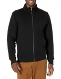 Amazon Essentials Herren Fleece-Jacke mit durchgehendem Reißverschluss, Schwarz, XL