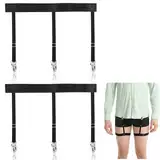 Hemdhalter Herren,Hemdhalter,Hemd Halter,Shirt Stays,Herren Hemdhalter,Hemdhalter Für Herren,Hemdhalter Herren Mit Rutschfesten Klammern,Hemd Klammer,Elastisch Hemd-Halter Versteckt,Blusenhalter