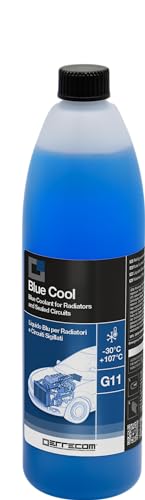 ERRECOM Blue Cool, Blaue Kühlerflüssigkeit -30°C/+107°C, Frostschutzmittel G11 mit NAP Free-Inhibitorpaket, gebrauchsfertig, 1 Liter