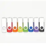 20 Stück 4GB USB-Flash-Laufwerke in 5 zufälligen Farben USB 2.0 Großhandelsposten Bulk Memory Sticks (4GB, 20 Stück)