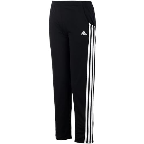 adidas Girls' Big Warm Up Tricot Pant, Black ADI, M (10/12)