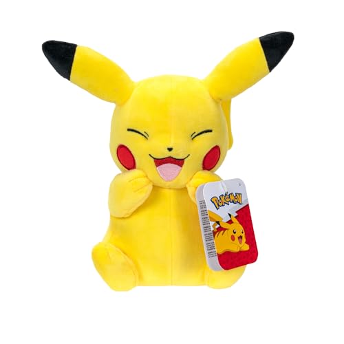 Pokémon PKW3080-20cm Plüsch - Pikachu, offizielles Plüsch